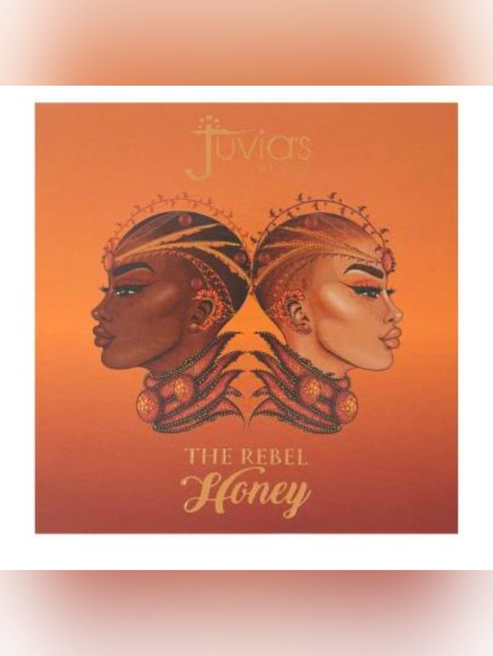 New In Box Juvia's Place The Rebel Honey Browns Amber Eyeshadow Palette 4 Shades